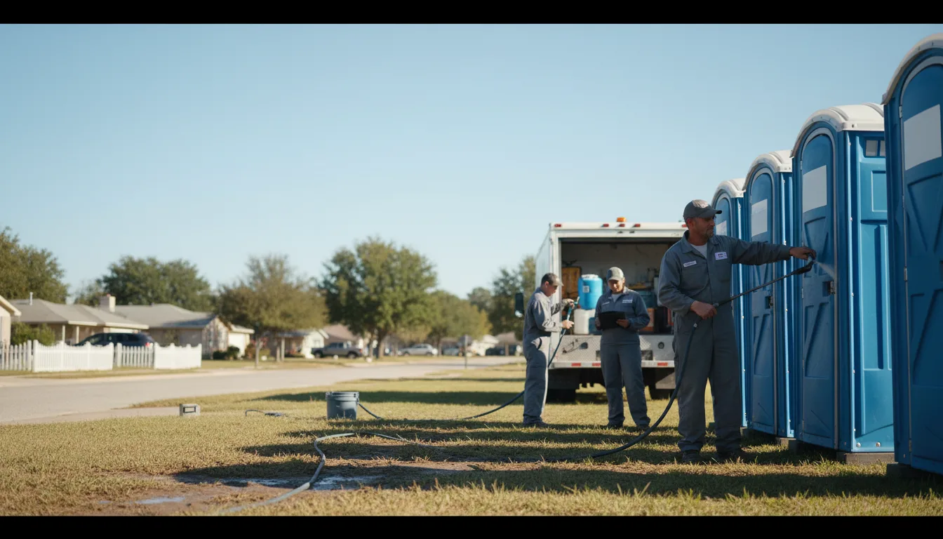 Long-Term Portable Toilet Rental in Lexington, IL near me
